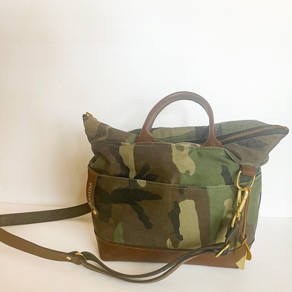 R. Riveter Camo Canvas Tote Bag